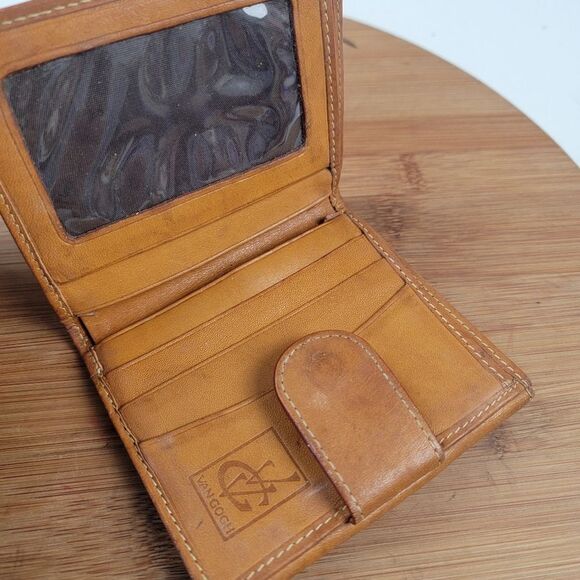 Van‎ Gogh Art Brown Leather Wallet - Picture 5 of 10